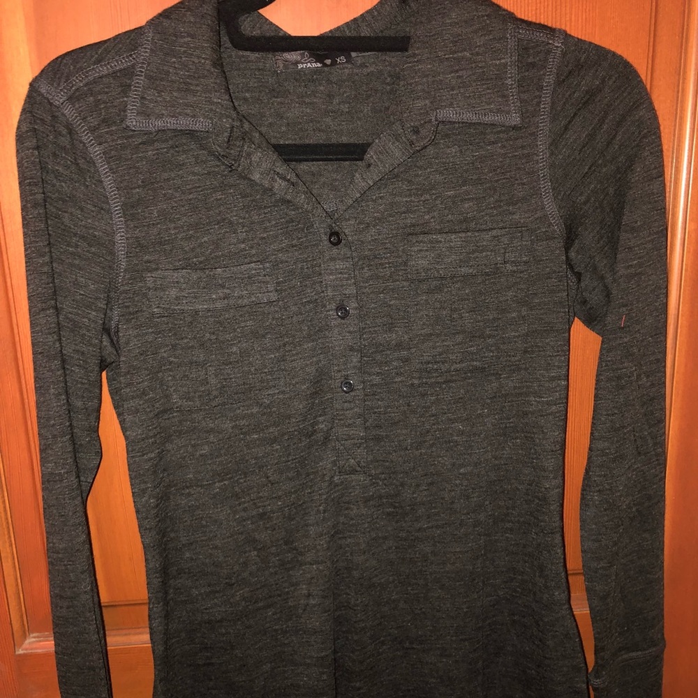 prana halfway button down shirt